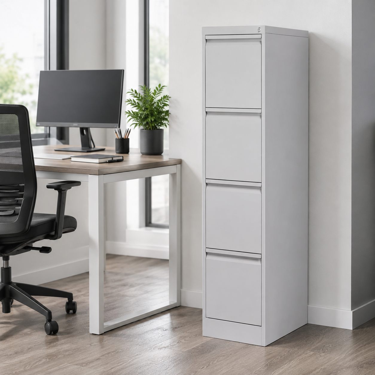 TreeJar 4 drawer lateral file cabinet Skyland STEL SSC - 20